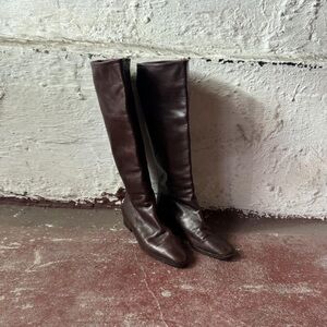 Kurt Geiger Dark Brown Over the Knee Boots
